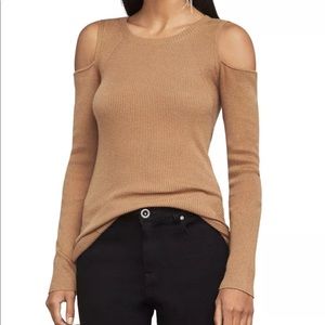 New BCBG Maxazria cold shoulder adaline sweater